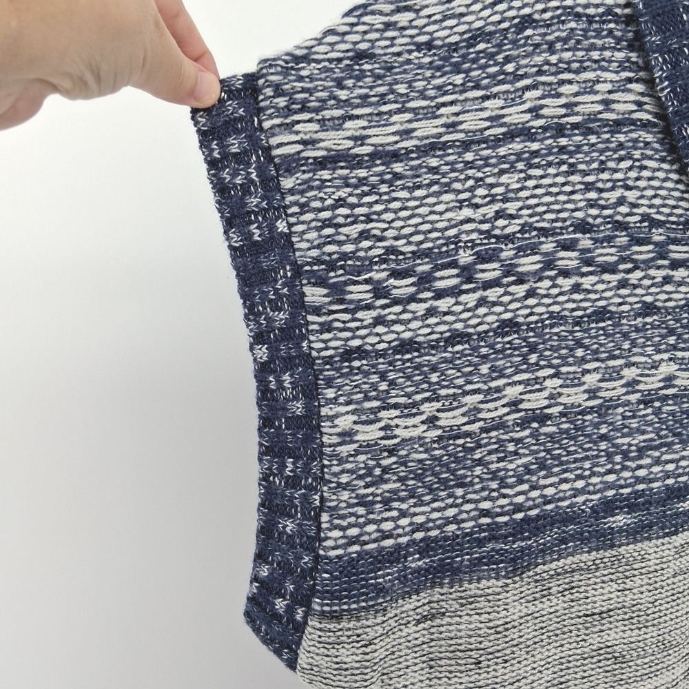 Christopher‎ & Banks Womens Sweater Vest XL Blue Marled Knit Cowl Neck Pullover - Picture 4 of 11